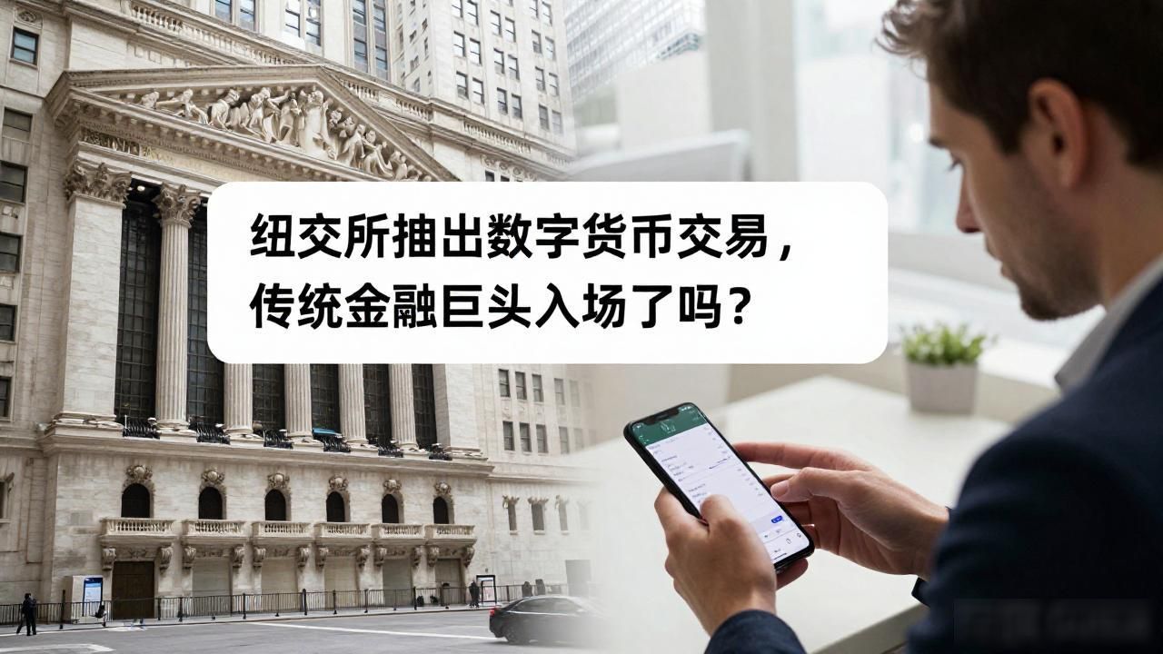 纽交所推出数字货币交易 传统金融巨头入场了吗？