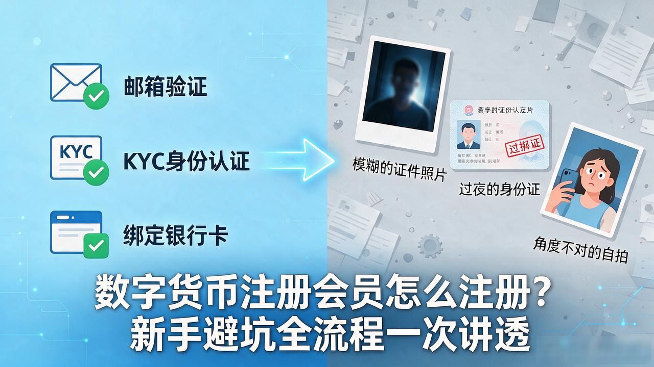 数字货币注册会员怎么注册？新手避坑全流程一次讲透