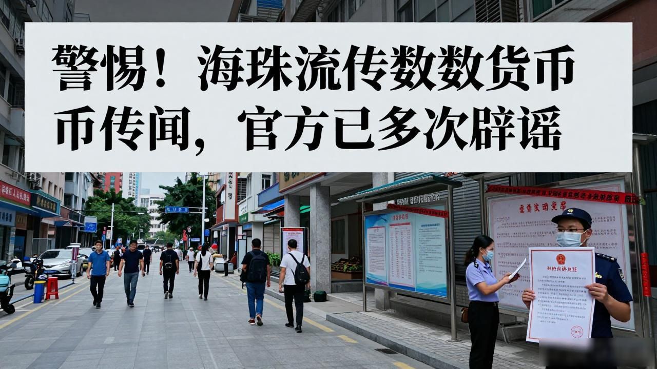 警惕！海珠流传数字货币传闻，官方已多次辟谣
