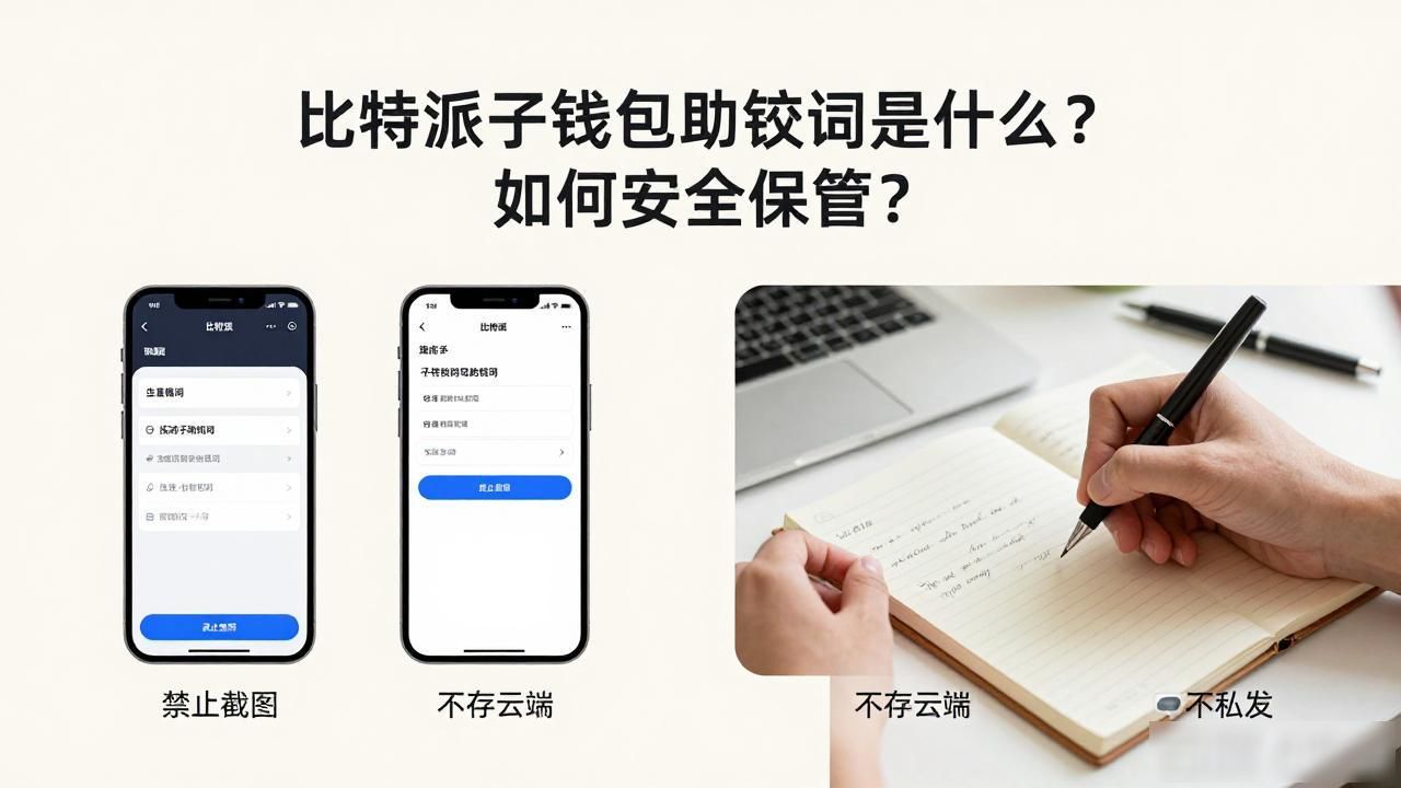 比特派子钱包助记词是什么？如何安全保管？