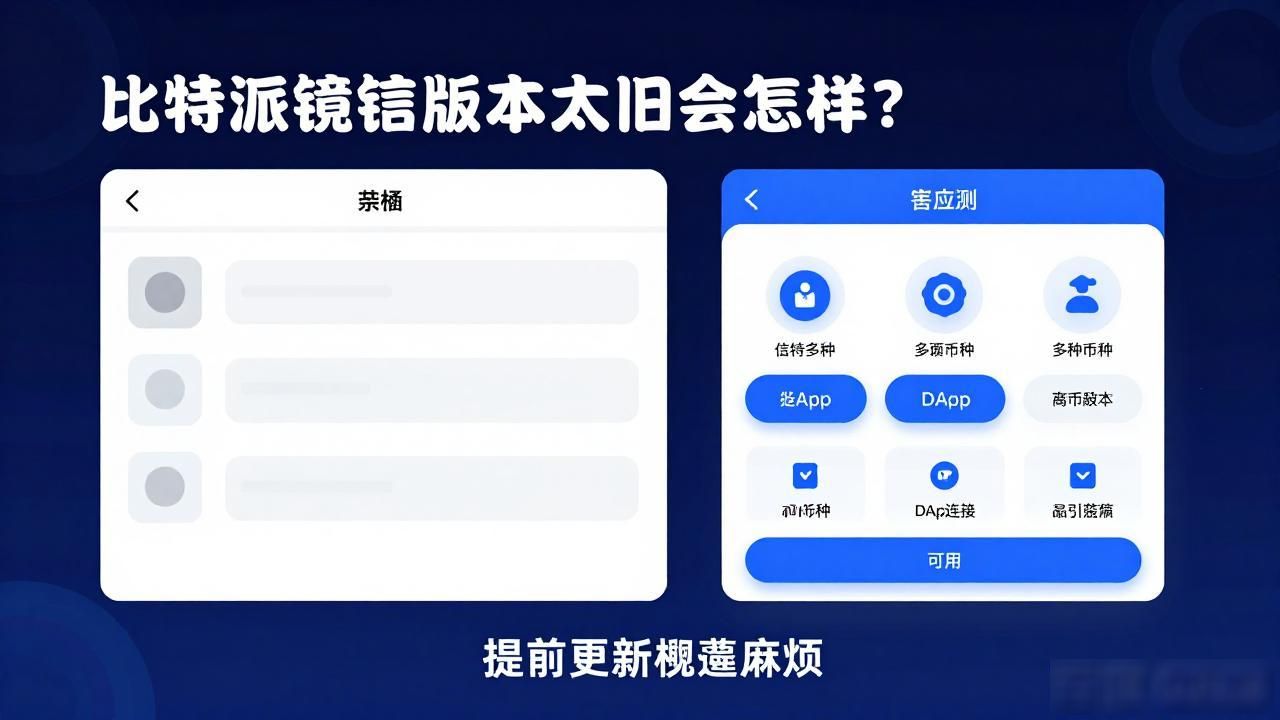 比特派钱包版本太旧会怎样？老版本还能用吗