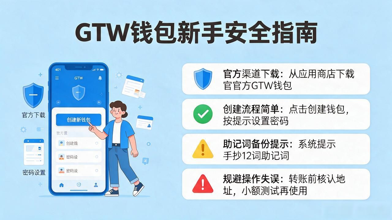 GTW数字货币钱包安全吗？新手怎么用