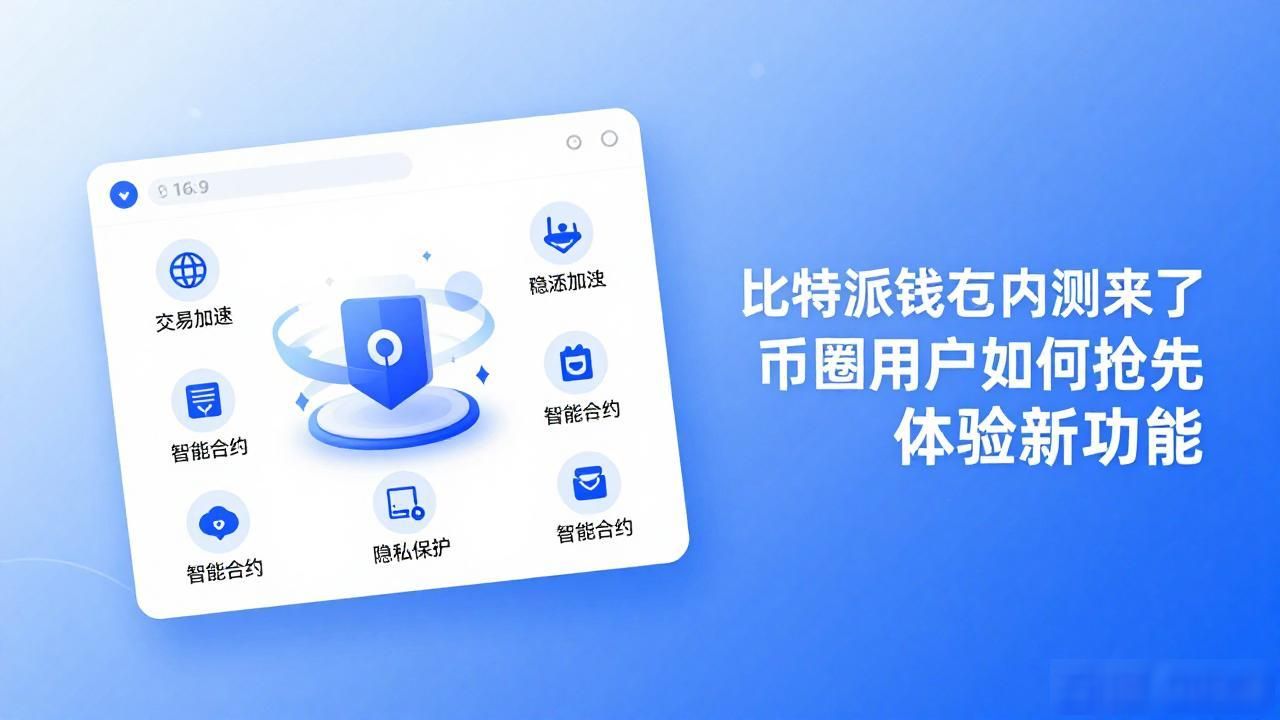 比特派钱包内测来了 币圈用户如何抢先体验新功能