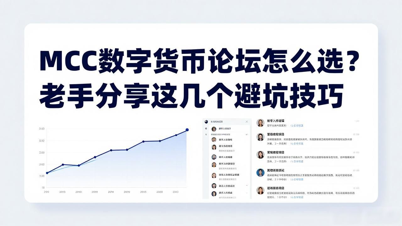 MCC数字货币论坛怎么选？老手分享这几个避坑技巧