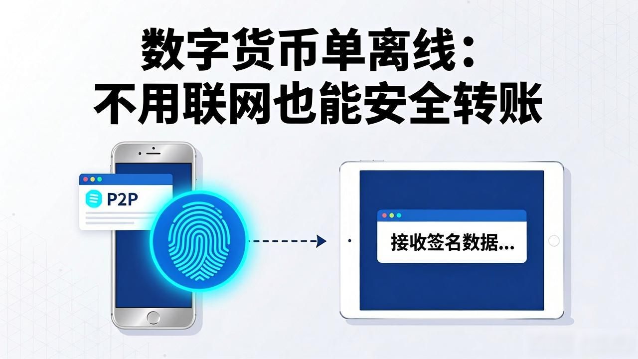 数字货币单离线：不用联网也能安全转账