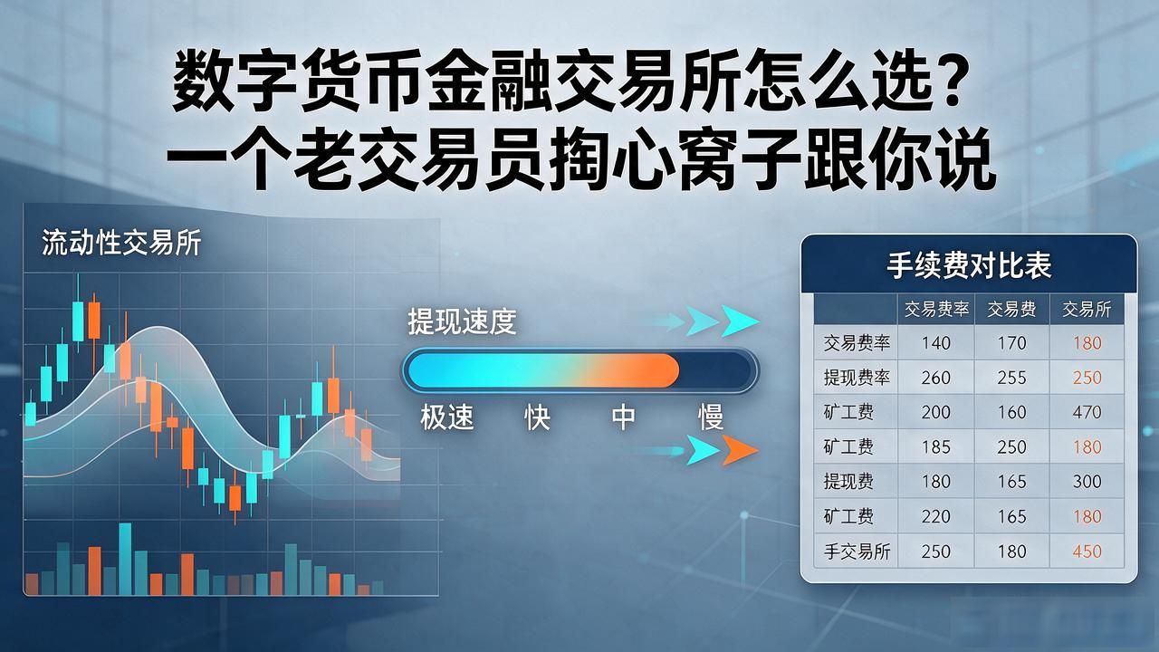 数字货币金融交易所怎么选？一个老交易员掏心窝子跟你说