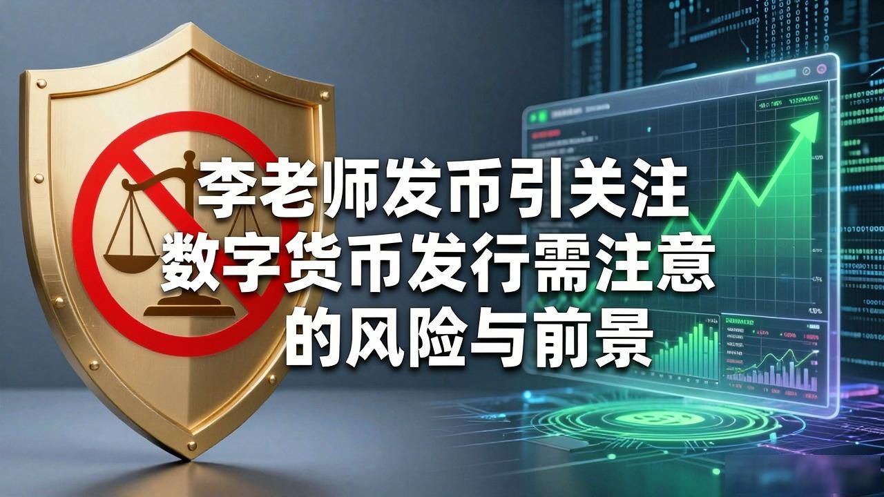 李老师发币引关注 数字货币发行需注意的风险与前景
