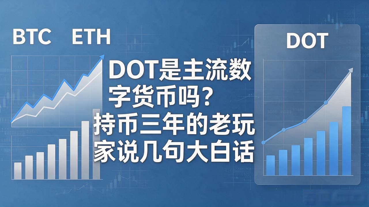 DOT是主流数字货币吗？持币三年的老玩家说几句大白话