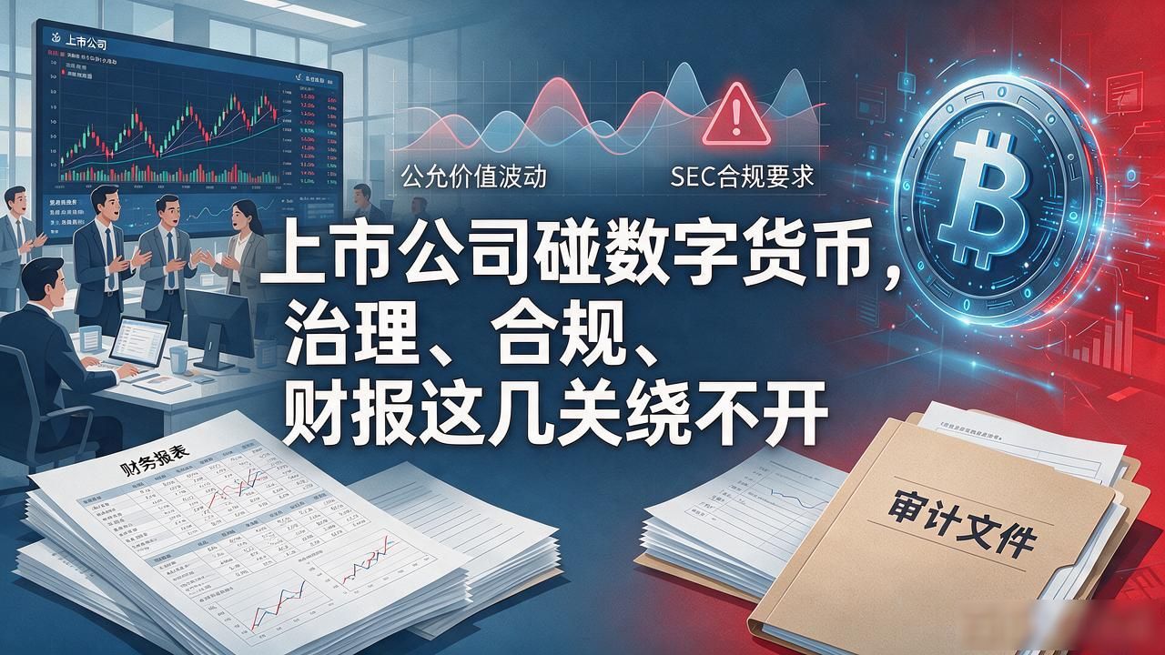 上市公司碰数字货币，治理、合规、财报这几关绕不开