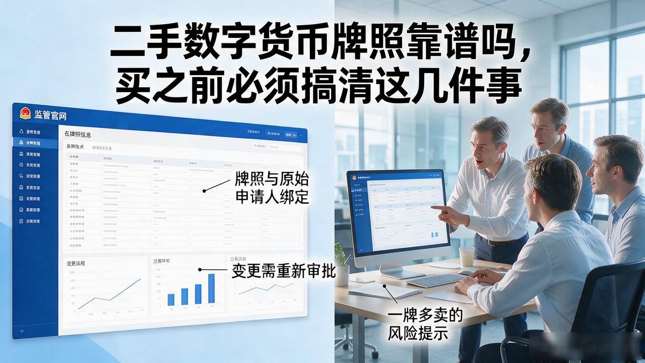 二手数字货币牌照靠谱吗，买之前必须搞清这几件事