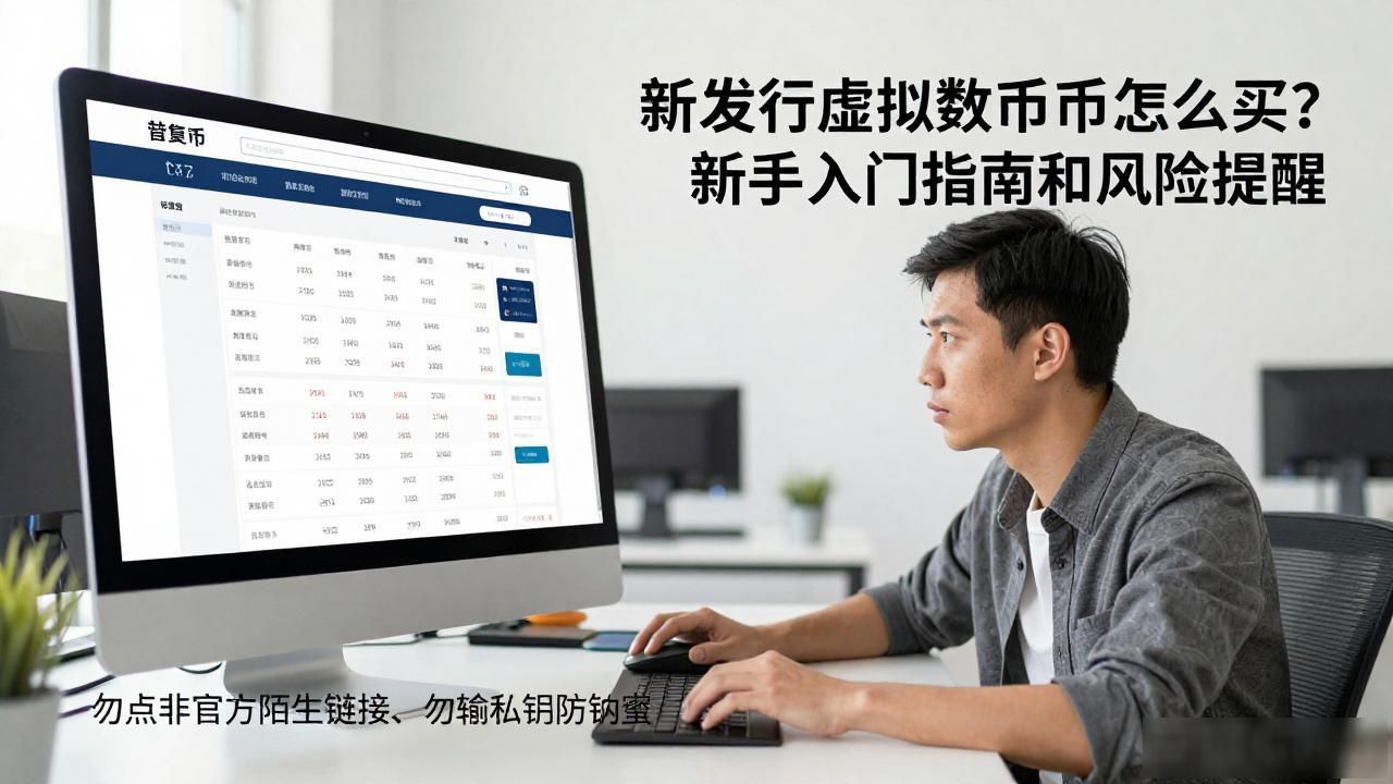 新发行虚拟数字货币怎么买？新手入门指南和风险提醒