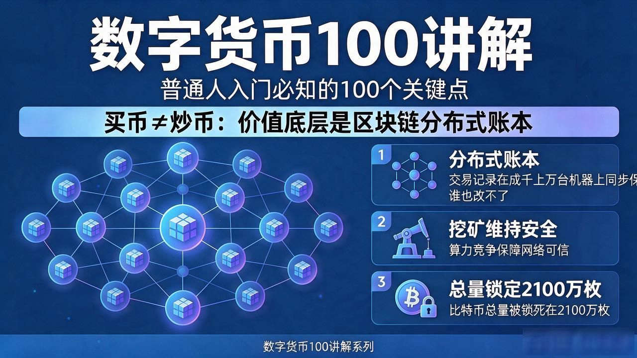 数字货币100讲解｜普通人入门必知的100个关键点