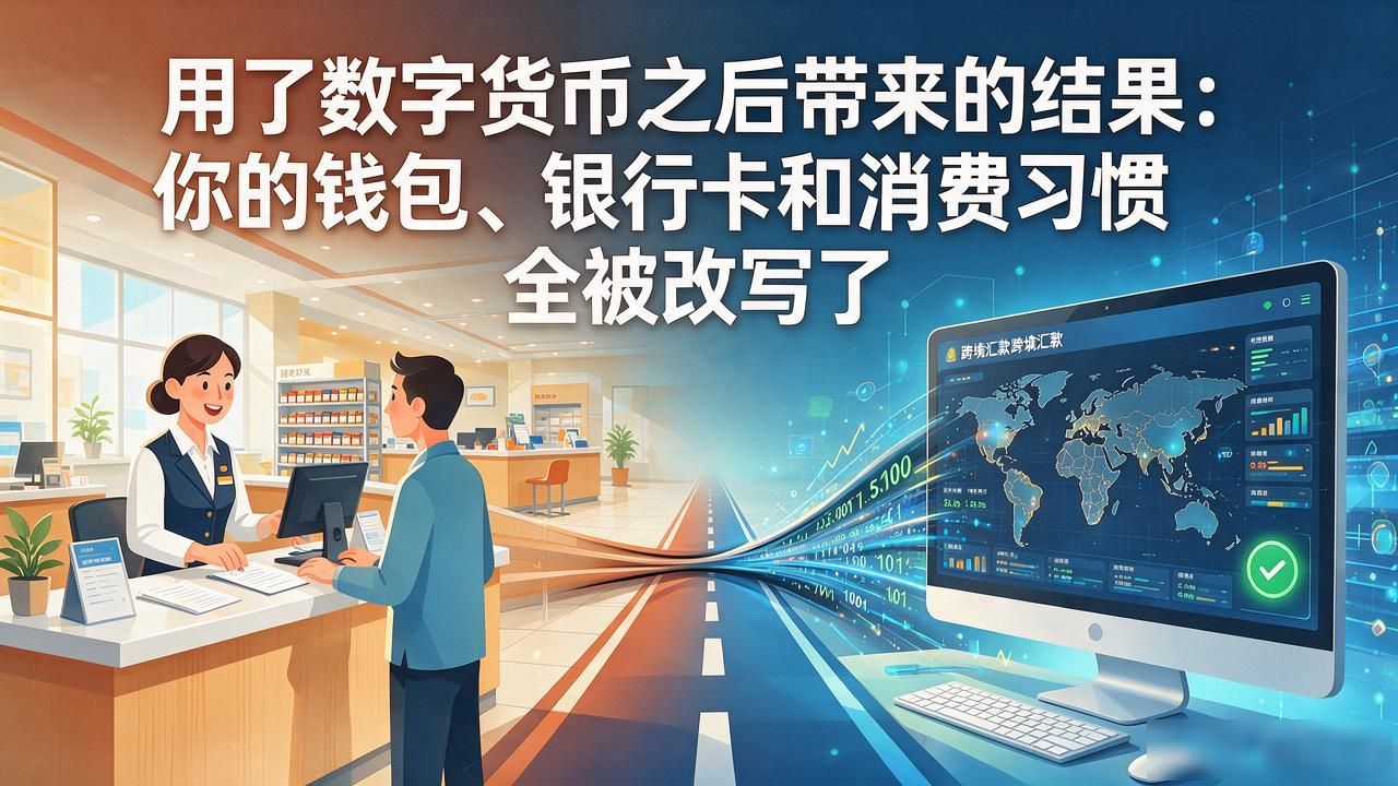 用了数字货币之后带来的结果：你的钱包、银行卡和消费习惯全被改写了