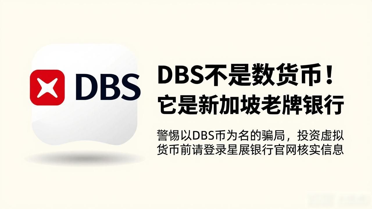 DBS不是数字货币！它是新加坡老牌银行